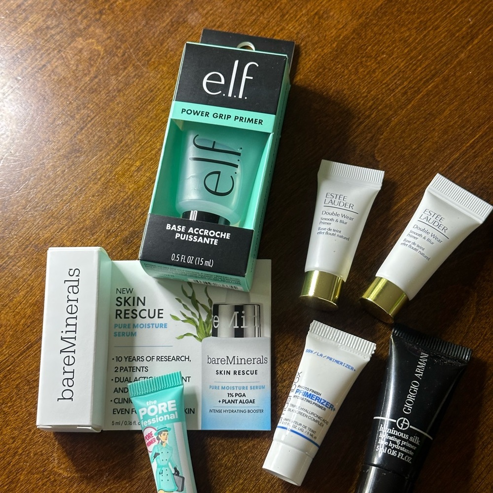 e.l.f. Power Grip Primer + Assorted Skincare Sample